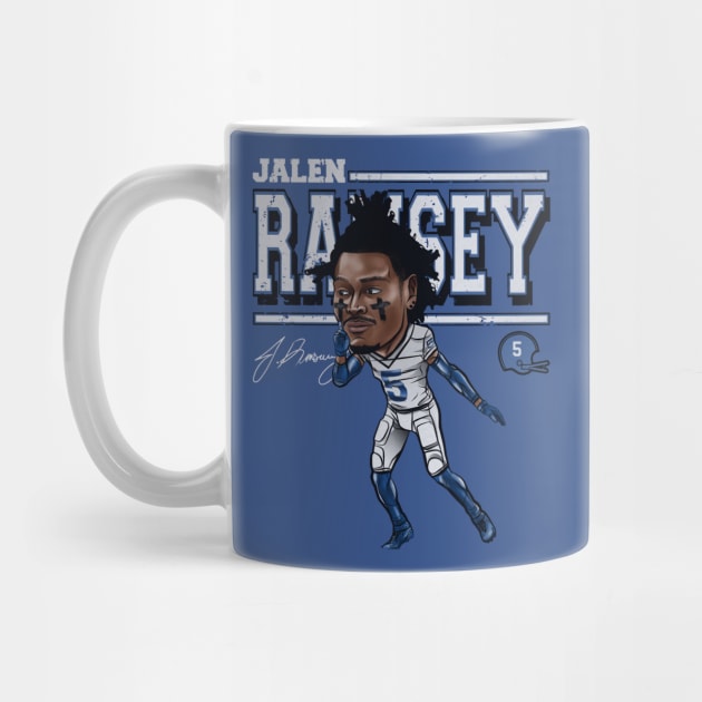 Jalen Ramsey Los Angeles R Cartoon by Buya_Hamkac